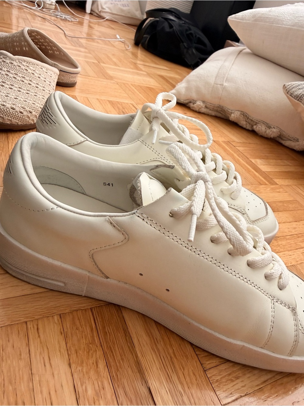 Golden goose stardan total white sneakers - Picture 9 of 9